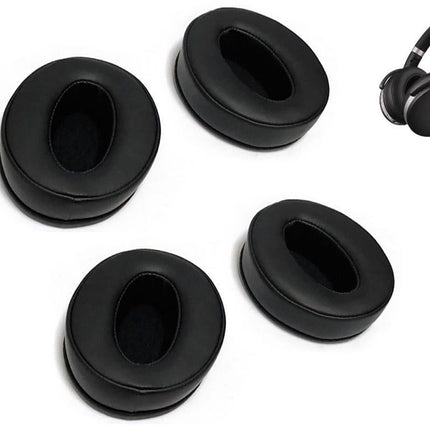 4Pcs Ear Pads Replacement For Sennheiser HD 4.50 BTNC HD 450BT HD400S HD485-Black