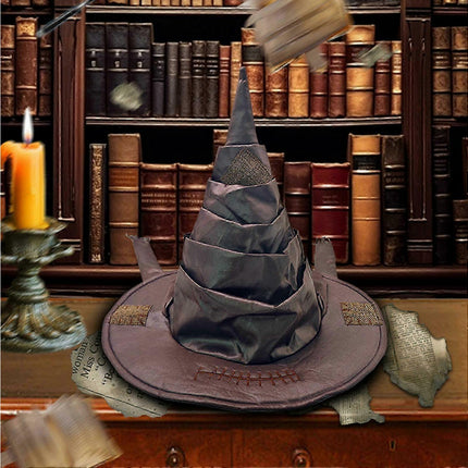 Halloween Wizard Hat Retro-style Adult Witch Hat Pointy Hat With Patch Beggar Hat For Cosplay Halloween Costumes