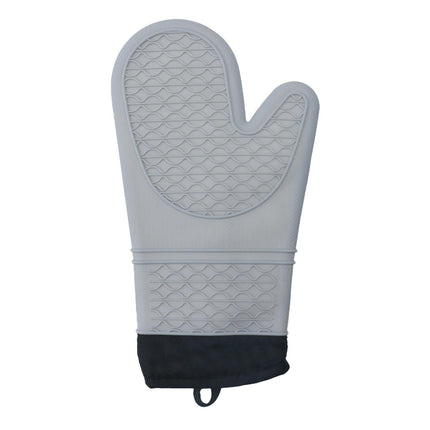 1Pc Oven Mitt Silicone Extra Length - Gray