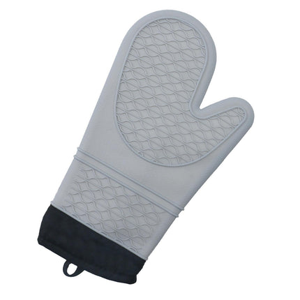 1Pc Oven Mitt Silicone Extra Length - Gray