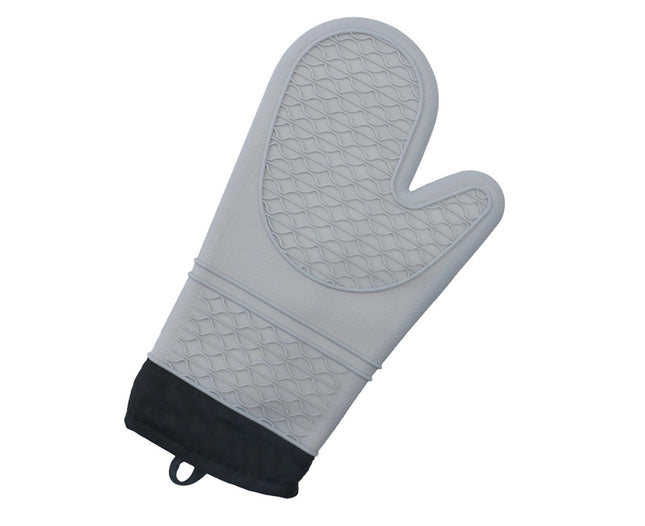1Pc Oven Mitt Silicone Extra Length - Gray