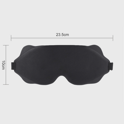 3D Contoured Sleep Mask, Breathable Fabric with Adjustable Strap, Light-Blocking Eye Mask for Sleeping, Napping, and Travel - Magenta
