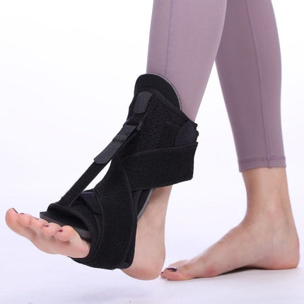 Universal Foot Drop Orthosis Brace, Breathable Ankle Support Night Splint, Fits Left & Right Foot