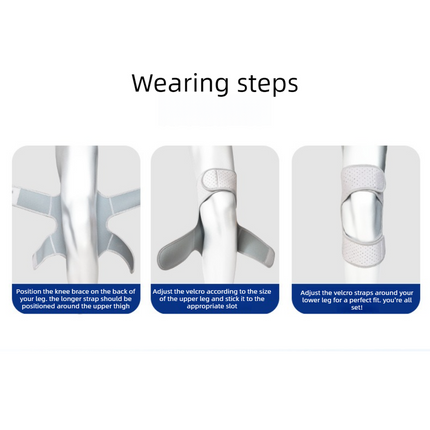 2-Pack - Bionic Exoskeleton Knee Booster Brace, Spring Support Knee Pad for Seniors: Climbing, Lifting, and Sports—Joint Relief (Blue)