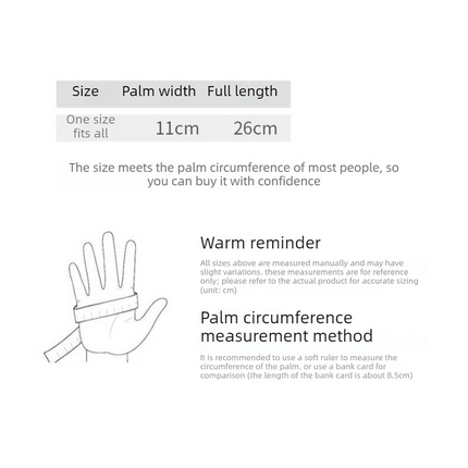 Winter Fleece-Lined Touchscreen Gloves, Windproof, Water-Resistant, Anti-Slip Thermal Gloves for Cycling and Driving, Unisex, One Pair—Black (One Size Fits All)
