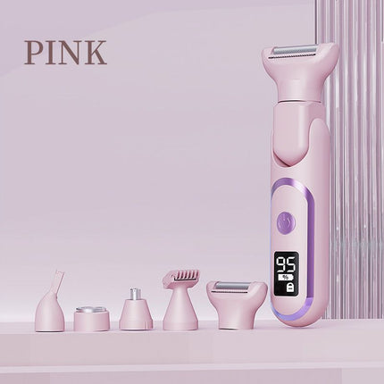 Digital Display Type-C Multi-Functional Electric Hair Remover for Women – Purple
