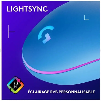Logitech G203 LIGHTSYNC Wired Gaming Mouse - Blue