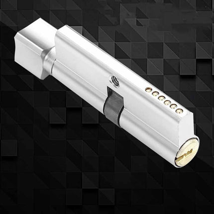 Keyed Entry Door Lock Silent Double Latch Irregular Stainless Steel Door Handle Lock for Bedroom Hotel Balcony