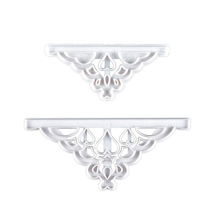 2 Pcs Crown Cutters Set Princess Crown Mold Tiara Cutter Cake Decorating Mold for DIY Birthday Party Dinner