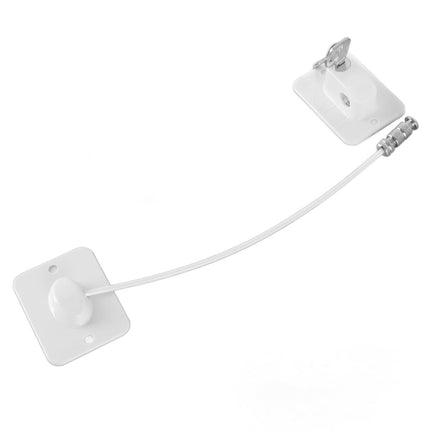 Cable Restrictor Lock Key Unlocking Window Lock Cable Restrictor Child Safety Lock for Refrigerators Doors Drawers