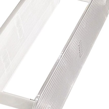 Figure Display Rack White Transparent Large Capacity Plastic Skin Care Rack Cosmetic Holder Stand Double Layer