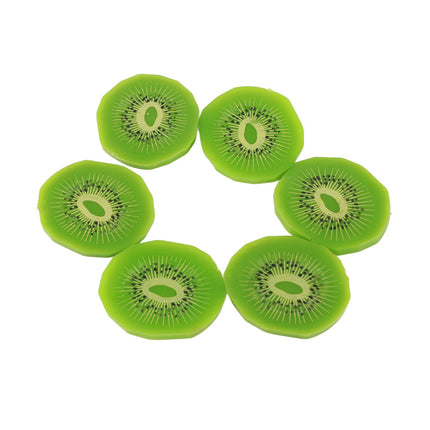 Simulated Fruit Slices Strawberry Kiwi Watermelon Slices Simulated Ice Cubes Fruit Display