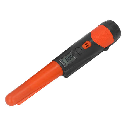 Metal Detector Professional High Sensitivity Portable Handheld Metal Detector with LCD Display Flashlight Function Orange