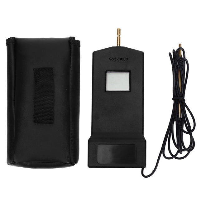 Fence Voltage Tester Portable Electric Fence Fault Finder 15KV LCD Screen for Livestock Farms MLD-004 Black