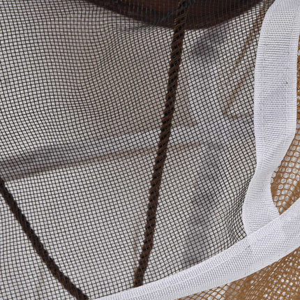 Beekeeper Cowboy Hat Tightening Design Breathable Mesh Beekeeping Veil Hat for Beekeepers Fishermen Hunters Campers