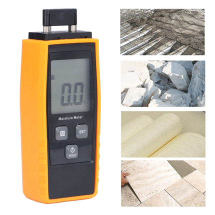 Wood Moisture Meter High Accuracy Easy to Read Portable Digital Moisture Detector for Woodworking Building Construction