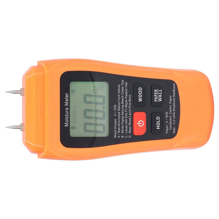 MT18 Digital Moisture Detector Backlit LCD Display Wood Moisture Meter for Wood Building Material Paper Floor