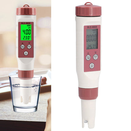 Digital Water Quality Meter Automatic Data Saving Simultaneous Display Highly Sensitive Water PH Detector Tester