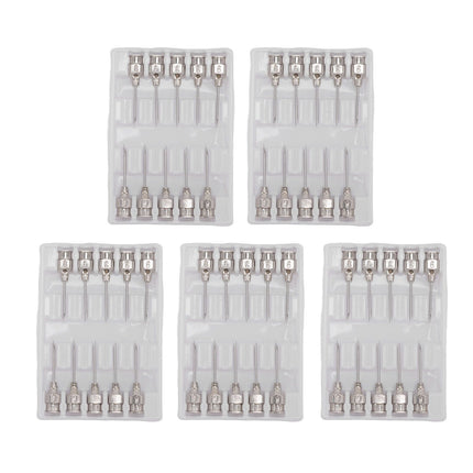 Poultry Injection Needles Stainless Steel Bovine Pig Injection Needle Cow Pig Injection Needle Accessories 9x15mm / 0.4x0.6in