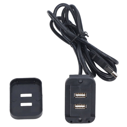 Double USB Charge Station 5V Sofa Recessed USB Power Hub Wiring Board Power Outlet Socket for Household