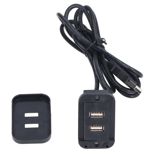 Double USB Charge Station 5V Sofa Recessed USB Power Hub Wiring Board Power Outlet Socket for Household