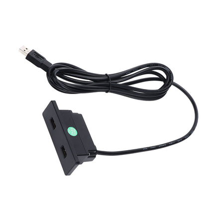 Recessed USB Power Strip Outlet 5V 2.5meter Dual USB Ports Charging Sofa Socket ABS Embedded USB Charging Socket for Phone