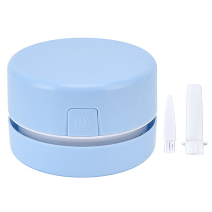 Desktop Dust Collector Table Dust Cleaner USB Charging Portable Mini Dust Catcher for Office HouseholdBlue