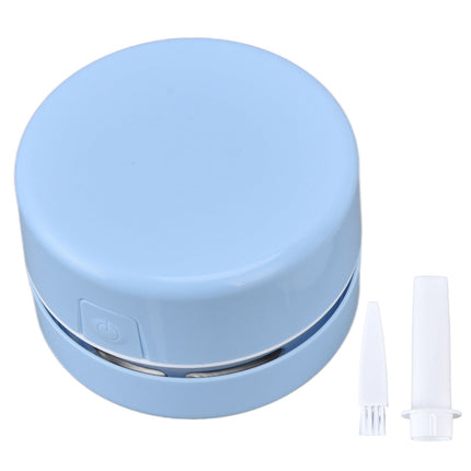 Desktop Dust Collector Table Dust Cleaner USB Charging Portable Mini Dust Catcher for Office HouseholdBlue