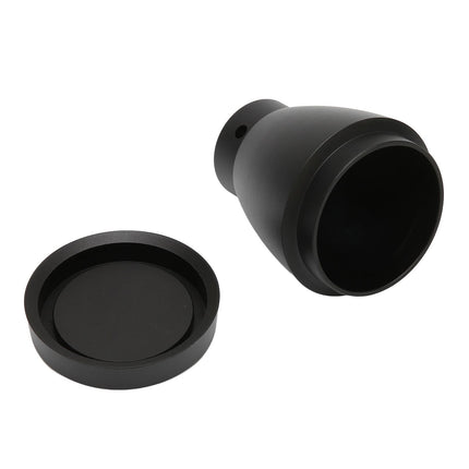 60g Coffee Grinder Bean Bin Reusable Aluminium Alloy Coffee Grinder Accessories for Eureka MignonBlack