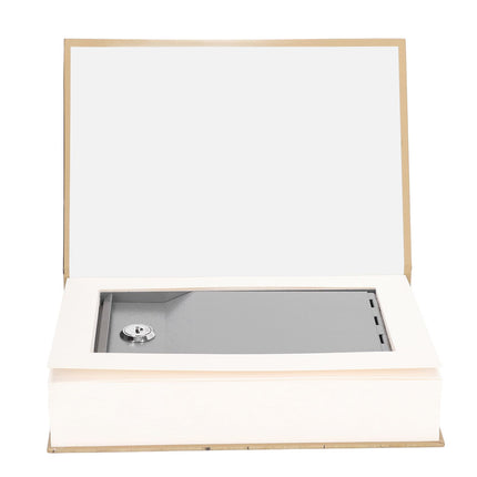 Diversion Book Safe Simulation Sturdy Book Safe Storage Box with Key for Home Travel