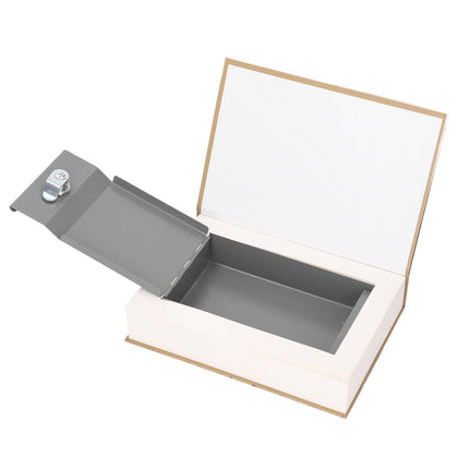 Diversion Book Safe Simulation Sturdy Book Safe Storage Box with Key for Home Travel