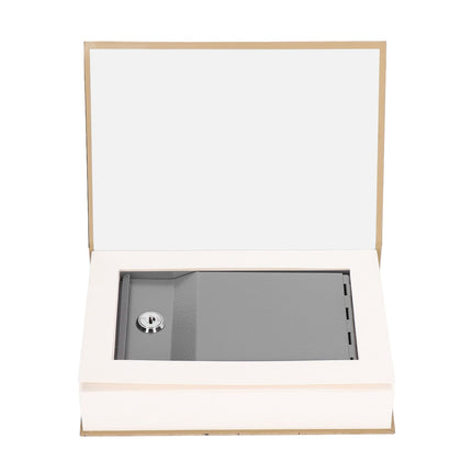 Diversion Book Safe Simulation Sturdy Book Safe Storage Box with Key for Home Travel