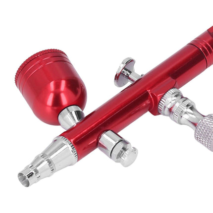 Airbrush Portable Small G1/8 DIY Paint Spray Gun Brass Airbrush For Makeup Nail Art Tattoo Costume CraftsRed