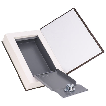 Diversion Book Safe Metal Lifelike Book Money Coin Box with Key Lock for Jewelry Cash Credit CardsRomance of The Three Kingdoms