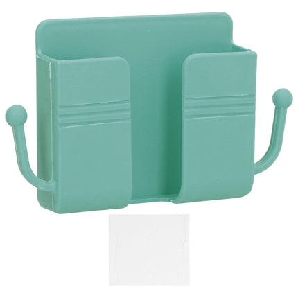 Wall Mounted Storage Box Multifunctional Phone Charging Wall Mount Holder for Bed Bathroom Kitchen OfficeGreen
