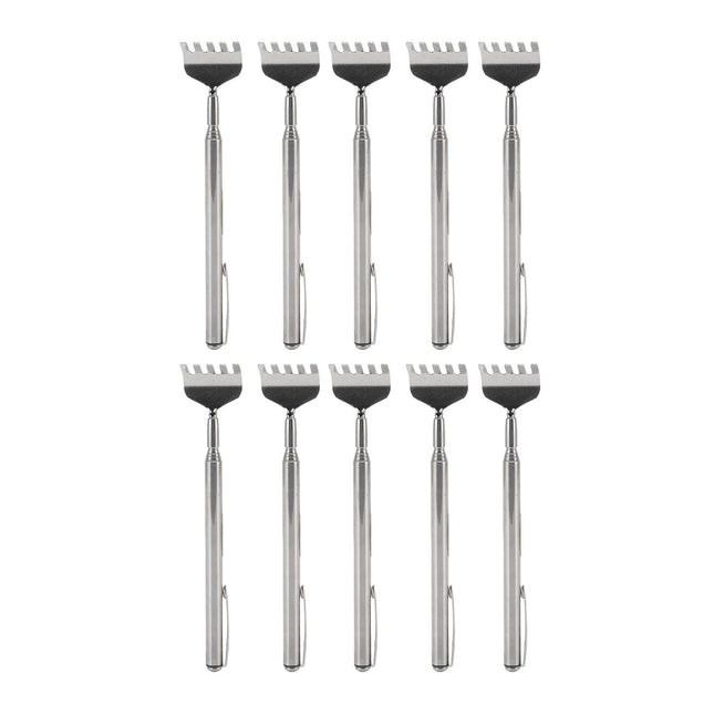 10pcs Back Scratcher Extendable Mini Portable Foldable Back Scratcher Telescoping with Pocket Clip for Relieve Itching