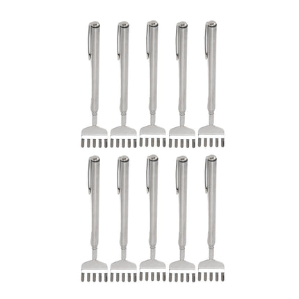 10pcs Back Scratcher Extendable Mini Portable Foldable Back Scratcher Telescoping with Pocket Clip for Relieve Itching