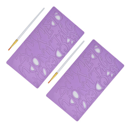Letter Fondant Silicone Mold Alphabet A‑Z Silicone Fondant Mould for Birthday Anniversary Cake Decorating Candy Making