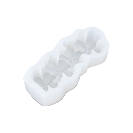 Candle Molds Silicone Easy Demoulding Food Grade Silicone DIY Chocolate Cake Mould for DIY Crafts Home DecorationFour Leaf Clover