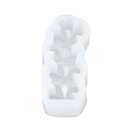Candle Molds Silicone Easy Demoulding Food Grade Silicone DIY Chocolate Cake Mould for DIY Crafts Home DecorationFour Leaf Clover