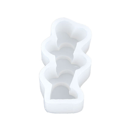 Candle Molds Silicone Easy Demoulding Food Grade Silicone DIY Chocolate Cake Mould for DIY Crafts Home DecorationLove Heart