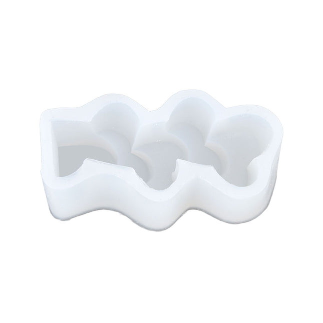 Candle Molds Silicone Easy Demoulding Food Grade Silicone DIY Chocolate Cake Mould for DIY Crafts Home DecorationLove Heart