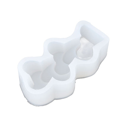 Candle Molds Silicone Easy Demoulding Food Grade Silicone DIY Chocolate Cake Mould for DIY Crafts Home DecorationLove Heart