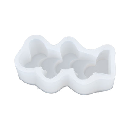 Candle Molds Silicone Easy Demoulding Food Grade Silicone DIY Chocolate Cake Mould for DIY Crafts Home DecorationLove Heart