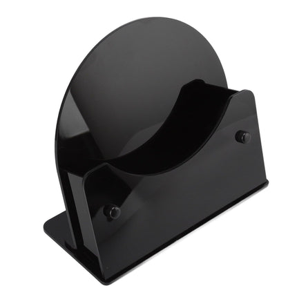 Round Placemat Holder Heat Resistant Easy Cleaning Durable Plastic Nonslip Mat Base for Table Kitchen Black Base
