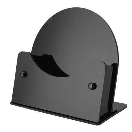 Round Placemat Holder Heat Resistant Easy Cleaning Durable Plastic Nonslip Mat Base for Table Kitchen Black Base