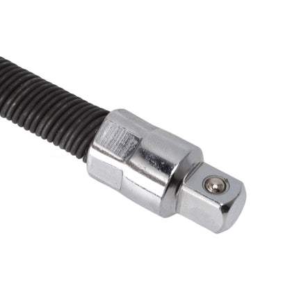 Wrench Extension Rod Bendable Universal Flexible Shaft Sleeve Extension Bar for Factory Workshop Black 3/8