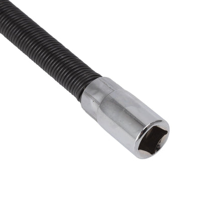 Wrench Extension Rod Bendable Universal Flexible Shaft Sleeve Extension Bar for Factory Workshop Black 1/2