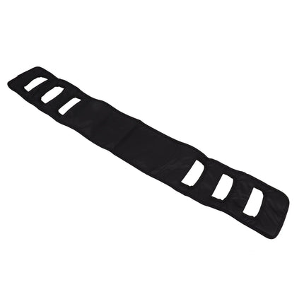 Patient Transfer Sling Gait Belt Padded Breathable Patient Lift Transferring Belt Mobility Aids for Elderly Disabled Black