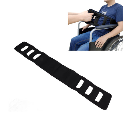 Patient Transfer Sling Gait Belt Padded Breathable Patient Lift Transferring Belt Mobility Aids for Elderly Disabled Black